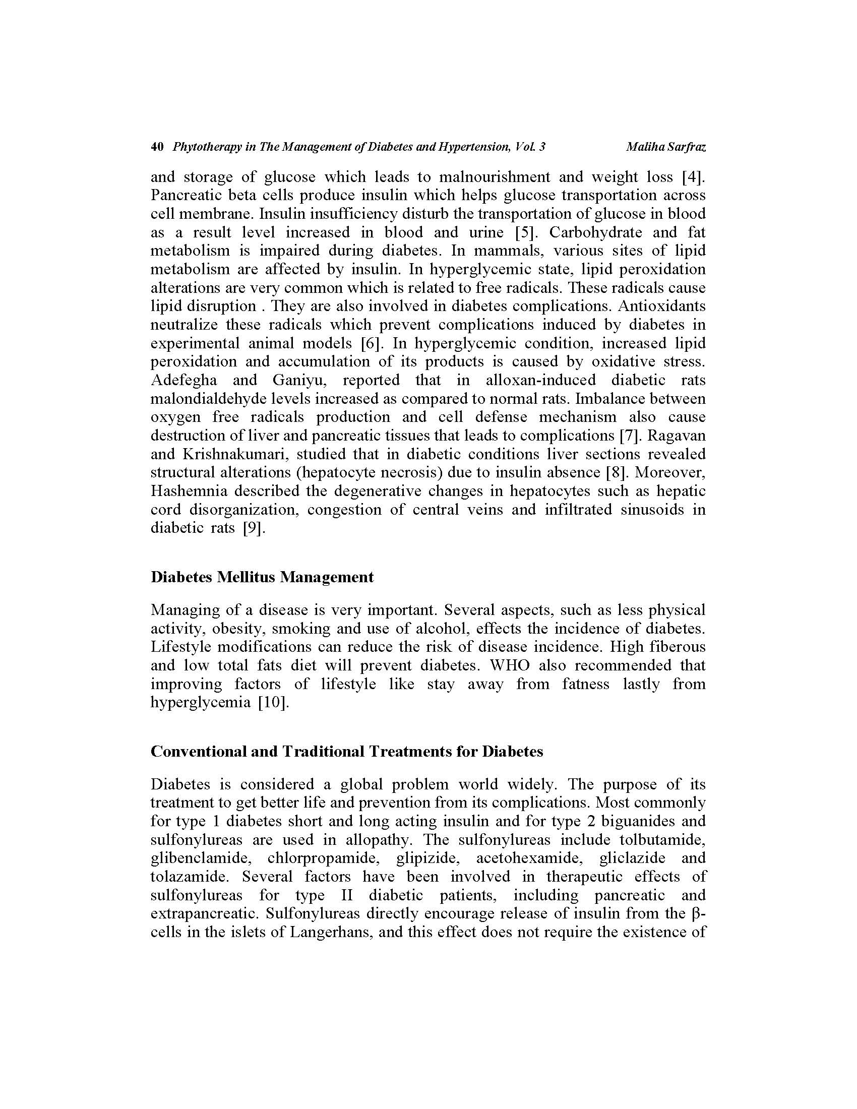 Phytotherapy in the Management of Diabetes and Hypertension