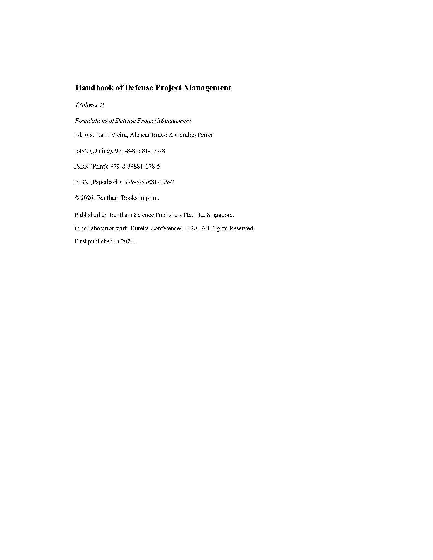 Foundations of Defense Project Management